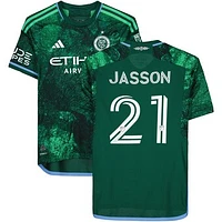 Andres Jasson New York City FC Autographed Match-Used #21 Jersey from the 2023 MLS Season