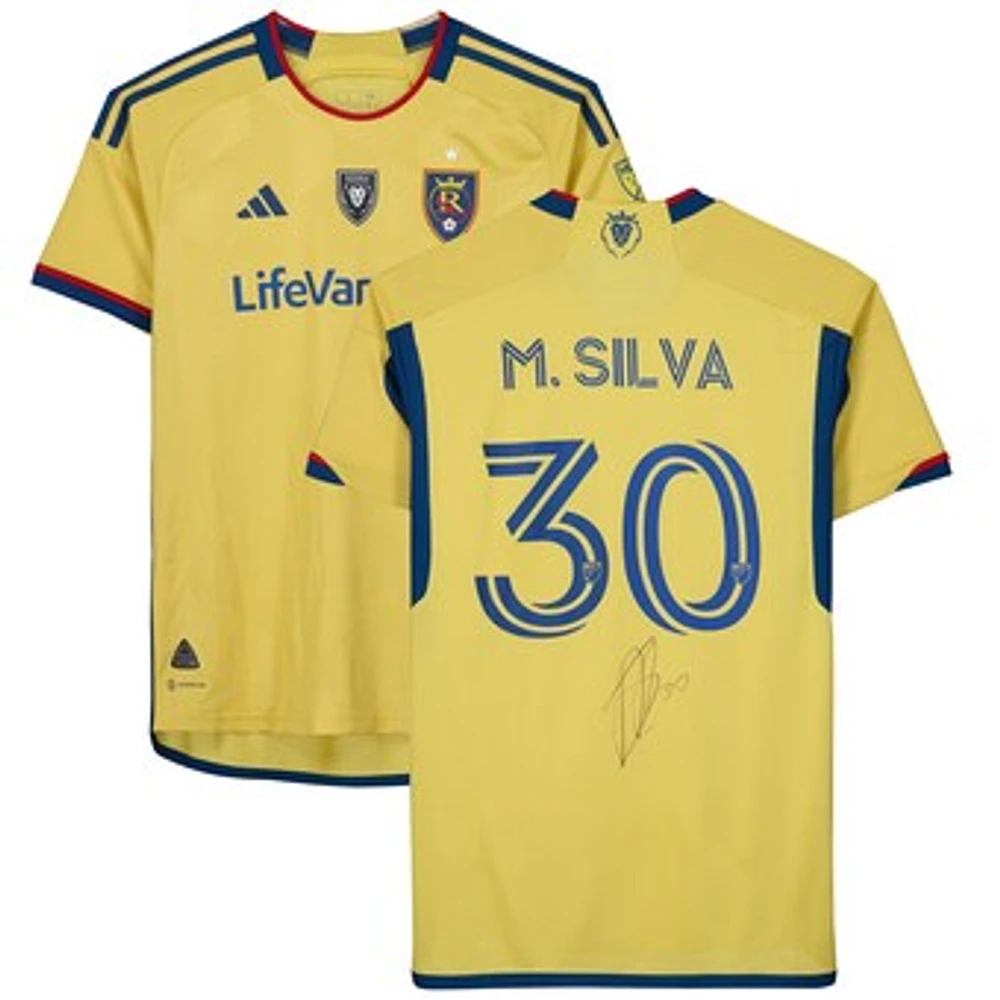 Marcelo Silva Real Salt Lake Autographed Match-Used #30 Yellow Jersey from the 2023 MLS Season