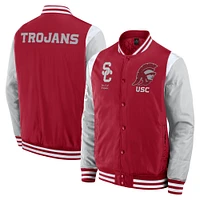 Men's Fanatics  Cardinal USC Trojans Elements Elite Full-Snap Jacket