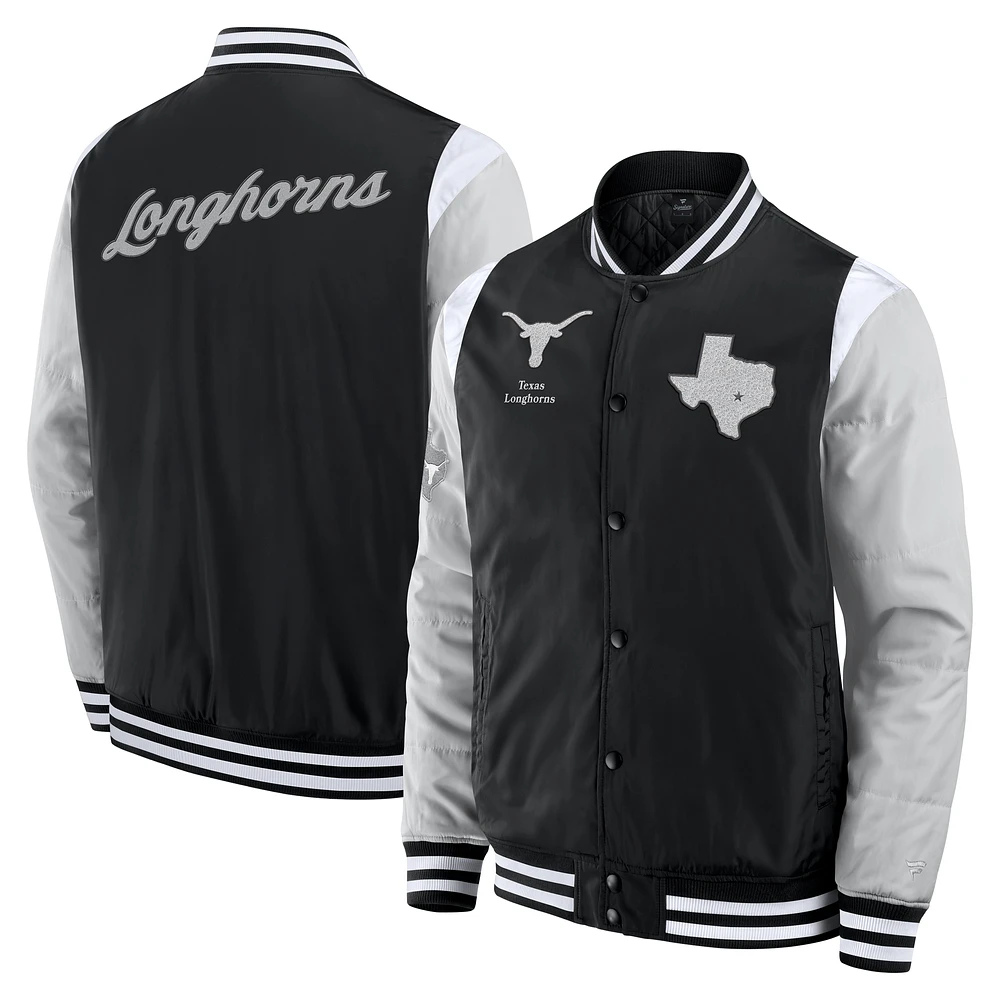 Men's Fanatics  Black Texas Longhorns Elements Elite Full-Snap Jacket