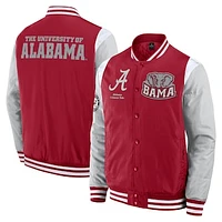 Men's Fanatics  Crimson Alabama Tide Elements Elite Full-Snap Jacket