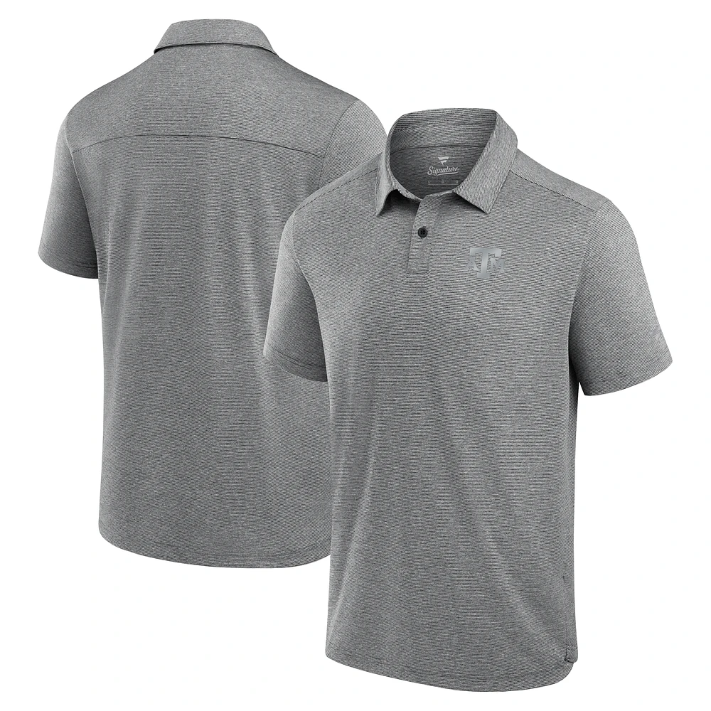 Men's Fanatics  Charcoal Texas A&M Aggies Performance Polo