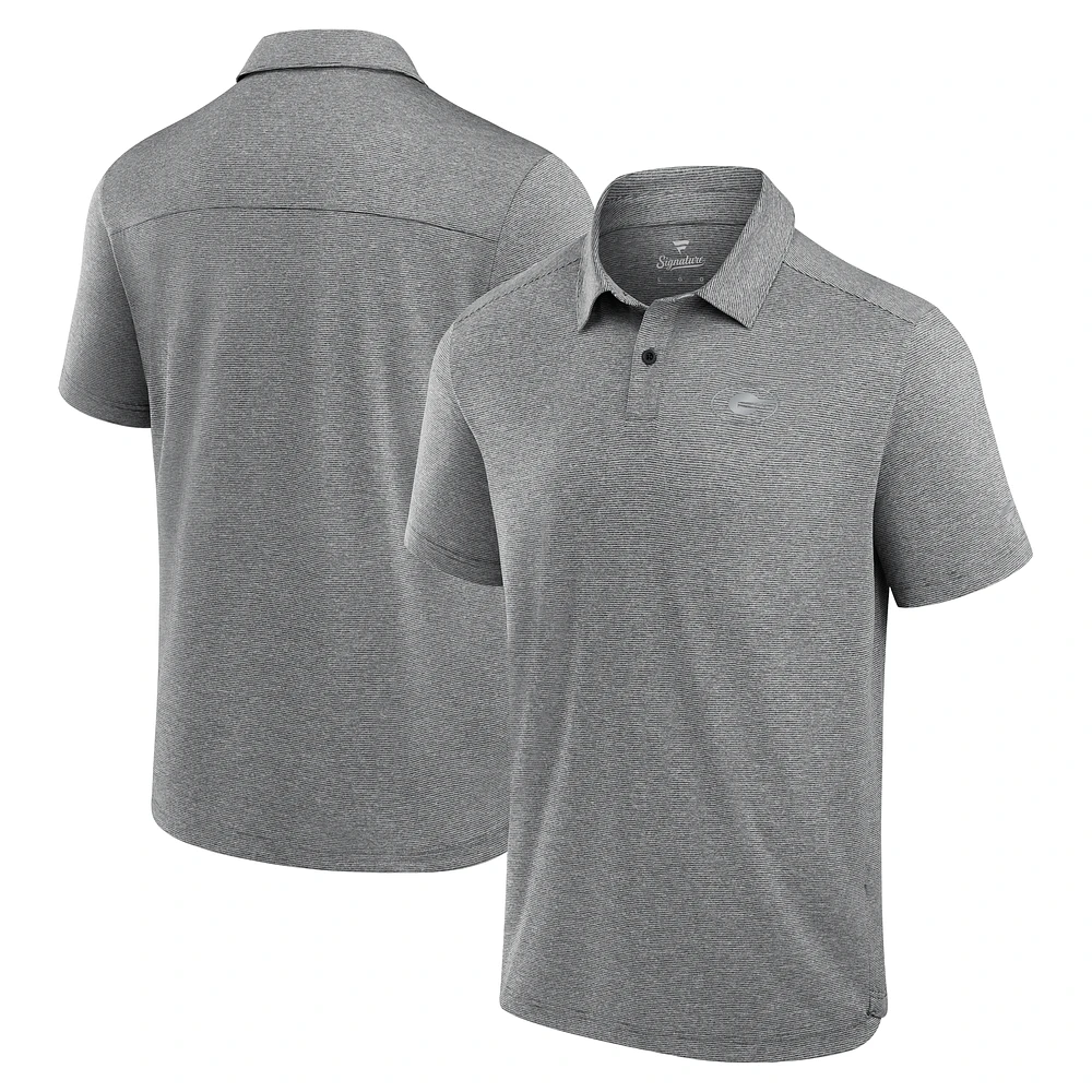 Men's Fanatics  Charcoal Georgia Bulldogs Performance Polo