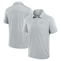 Men's Fanatics  Gray Arkansas Razorbacks Performance Polo