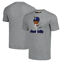 Unisex Homage Juan Soto Gray New York Yankees Signature T-Shirt