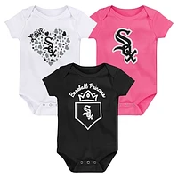 Fanatics Chicago White Sox 3-Pack Home Run Bodysuit Set