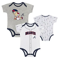 Infant Atlanta Braves Play Ball 2-Pack Bodysuit Set