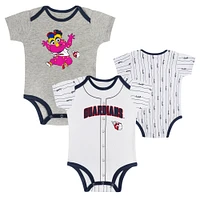 Infant Cleveland Guardians Play Ball 2-Pack Bodysuit Set