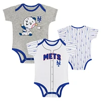 Infant New York Mets Play Ball 2-Pack Bodysuit Set