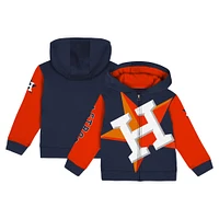 Infant Fanatics Navy Houston Astros Post Card Full-Zip Hoodie Jacket