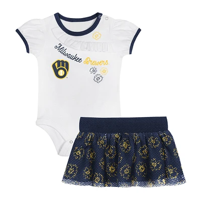 Infant Milwaukee Brewers Sweet Bodysuit & Skirt Set