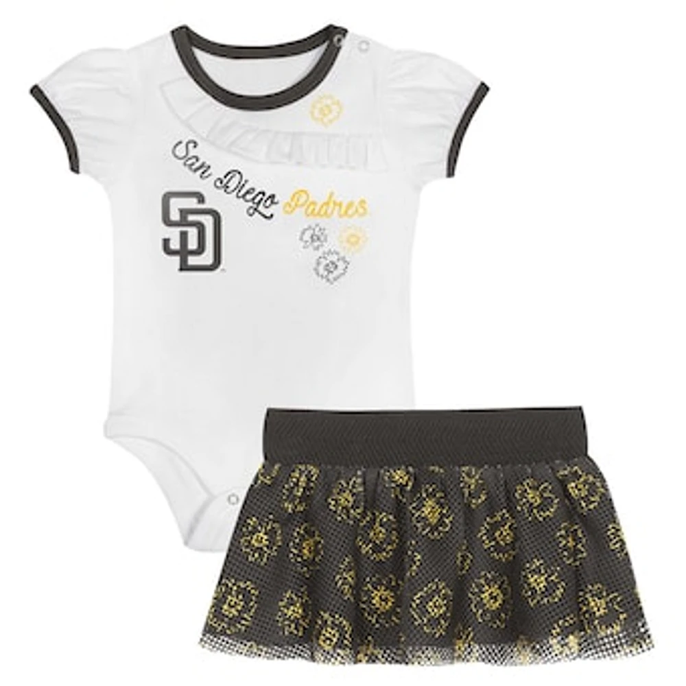 Infant San Diego Padres Sweet Bodysuit & Skirt Set