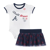 Infant Atlanta Braves Sweet Bodysuit & Skirt Set