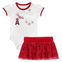 Infant Los Angeles Angels Sweet Bodysuit & Skirt Set