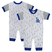 Newborn & Infant Fanatics White Los Angeles Dodgers Logo Best Series Full-Snap Jumper