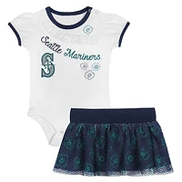 Newborn & Infant Seattle Mariners Sweet Bodysuit & Skirt Set