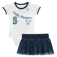 Newborn & Infant Seattle Mariners Sweet Bodysuit & Skirt Set