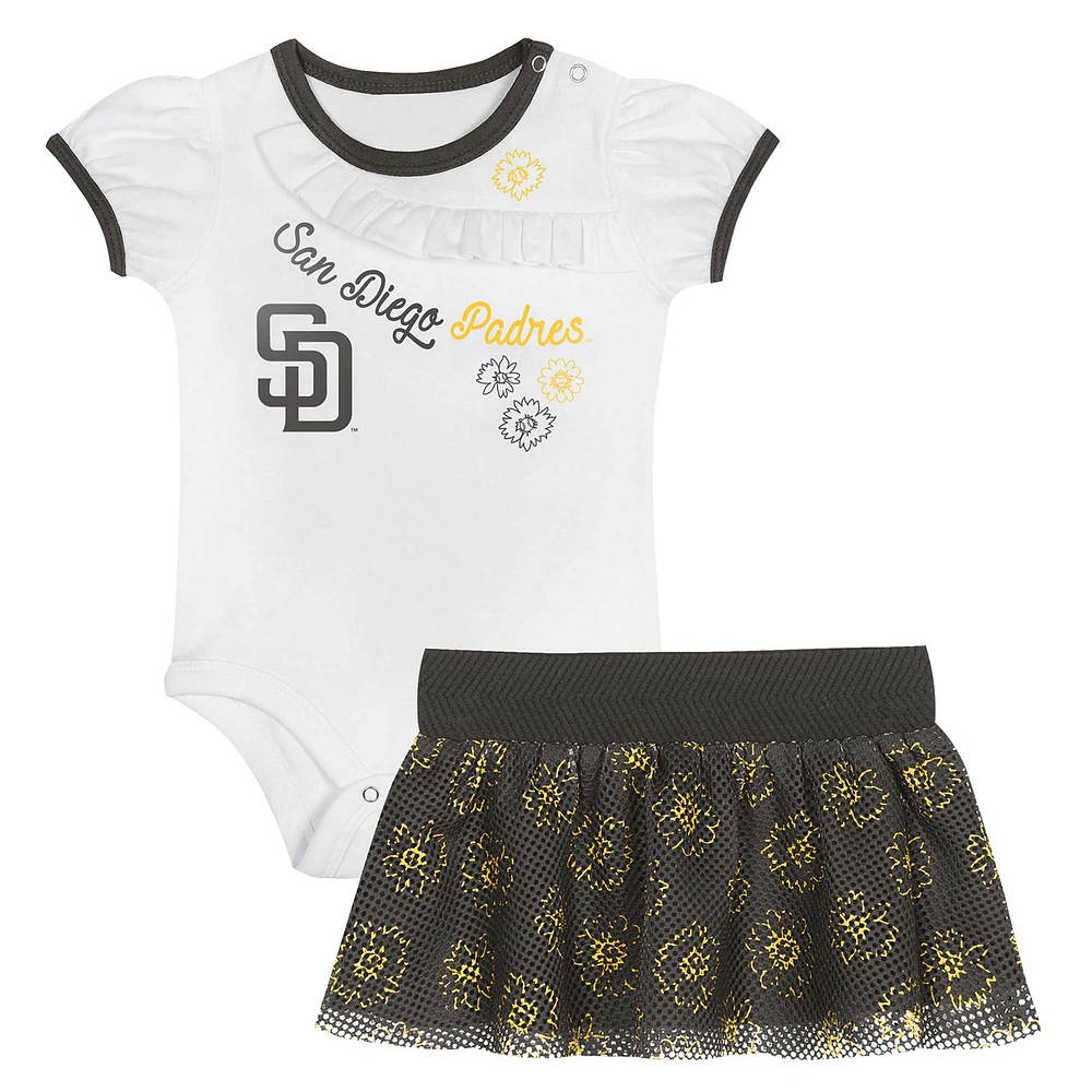 Newborn & Infant San Diego Padres Sweet Bodysuit Skirt Set