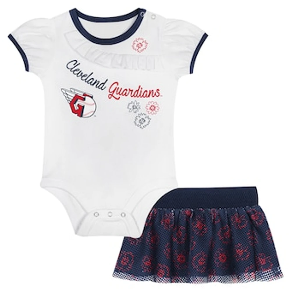 Newborn & Infant Cleveland Guardians Sweet Bodysuit Skirt Set