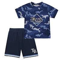 Toddler Fanatics Navy Tampa Bay Rays Field Ball T-Shirt & Shorts Set