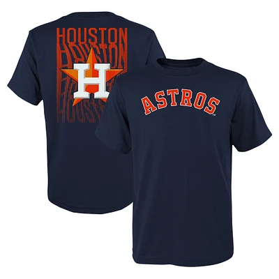 Youth Fanatics Navy Houston Astros Curveball T-Shirt