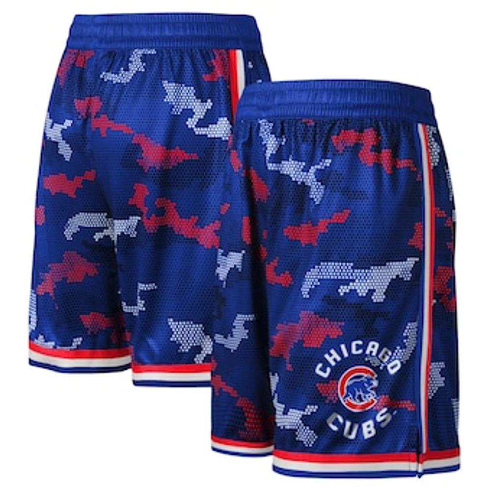 Youth Fanatics Royal Chicago Cubs Tech Runner Shorts