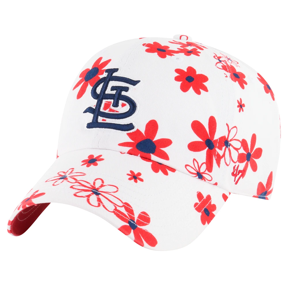 Girls Youth '47 White St. Louis Cardinals Daisy Delight Clean Up Adjustable Hat