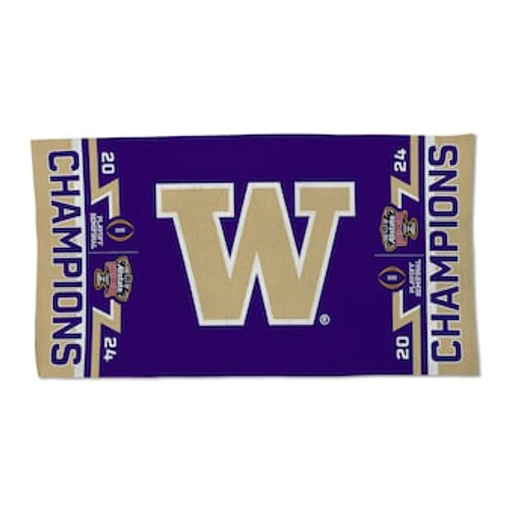 WinCraft  Washington Huskies College Football Playoff 2024 Sugar Bowl Champions Locker Room 22" x 42" One-Sided Towel