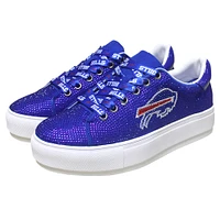 Women's Cuce Royal Buffalo Bills Team Color Crystal Sneakers