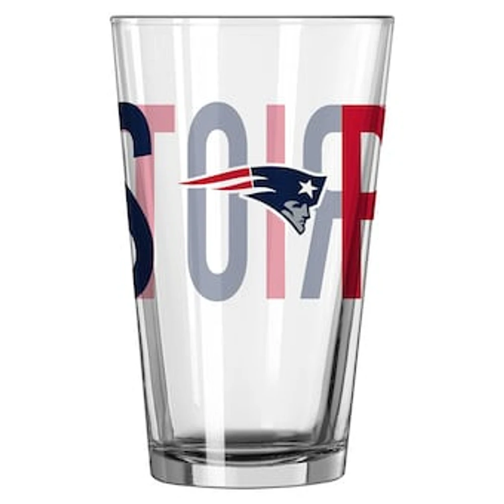 New England Patriots 16oz. Pint Glass