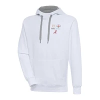 Men's Antigua Alabama Crimson Tide College Football Playoff 2024 Rose Bowl Victory Pullover Hoodie