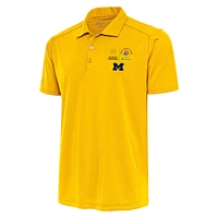 Men's Antigua  Maize Michigan Wolverines College Football Playoff 2024 Rose Bowl Tribute Polo