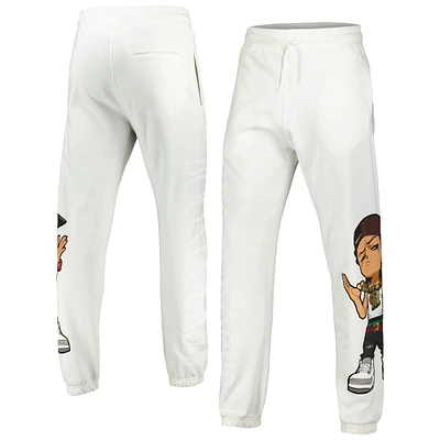 Unisex White The Boondocks Big Face Riley Joggers