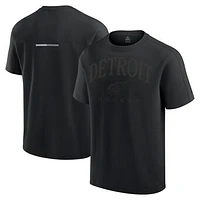 Men's Fanatics Black Detroit Red Wings Elements Flex Tri-Blend T-Shirt