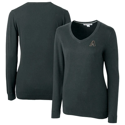 Women's Cutter & Buck  Heather Charcoal Arizona Diamondbacks City Connect Lakemont Tri-Blend Pullover Sweater