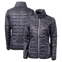 Women's Cutter & Buck  Black Arizona Diamondbacks City Connect Rainier PrimaLoft Eco Insulated Full-Zip Printed Puffer Jacket