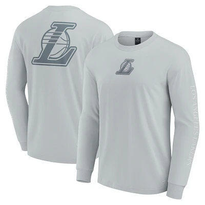 Men's Fanatics Los Angeles Lakers Elements Strive Long Sleeve T-Shirt