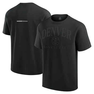 Men's Fanatics Black Denver Nuggets Flex Tri-Blend T-Shirt