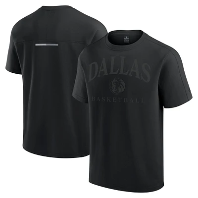 Men's Fanatics Black Dallas Mavericks Flex Tri-Blend T-Shirt