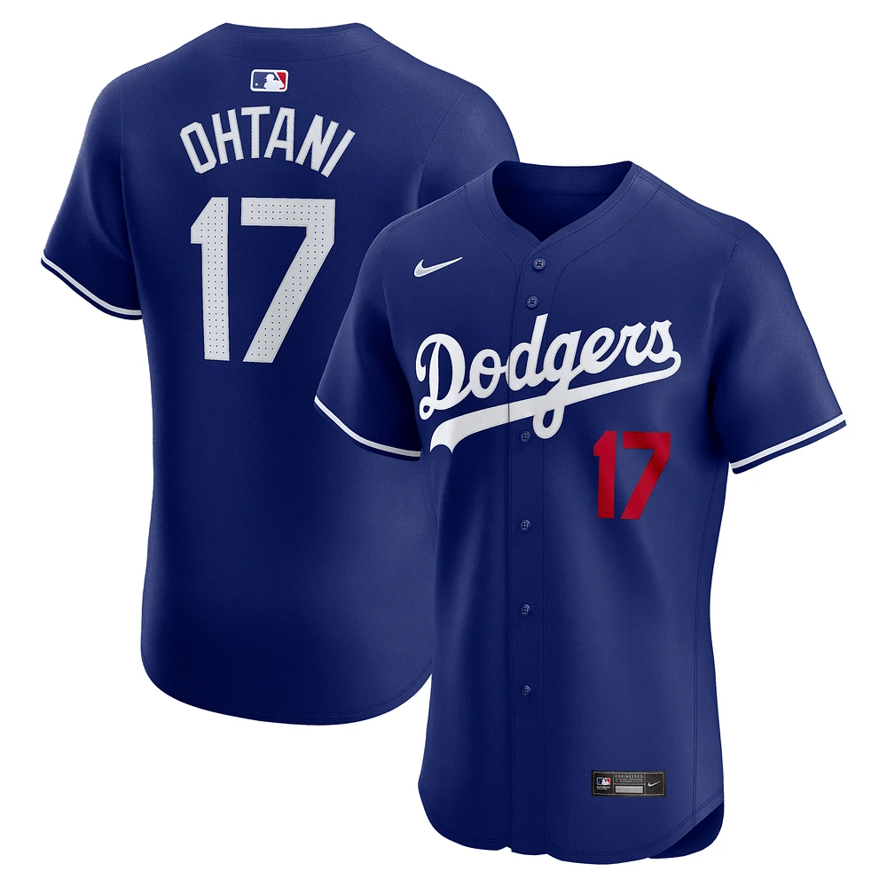 Men's Nike Shohei Ohtani Royal Los Angeles Dodgers Alternate Elite Jersey