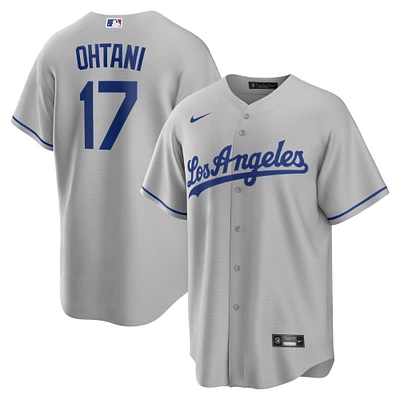 Men's Nike Shohei Ohtani Gray Los Angeles Dodgers Away Replica Player Jersey