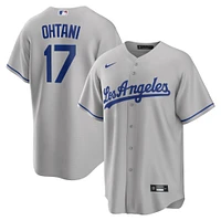 Men's Nike Shohei Ohtani Gray Los Angeles Dodgers Away Replica Player Jersey