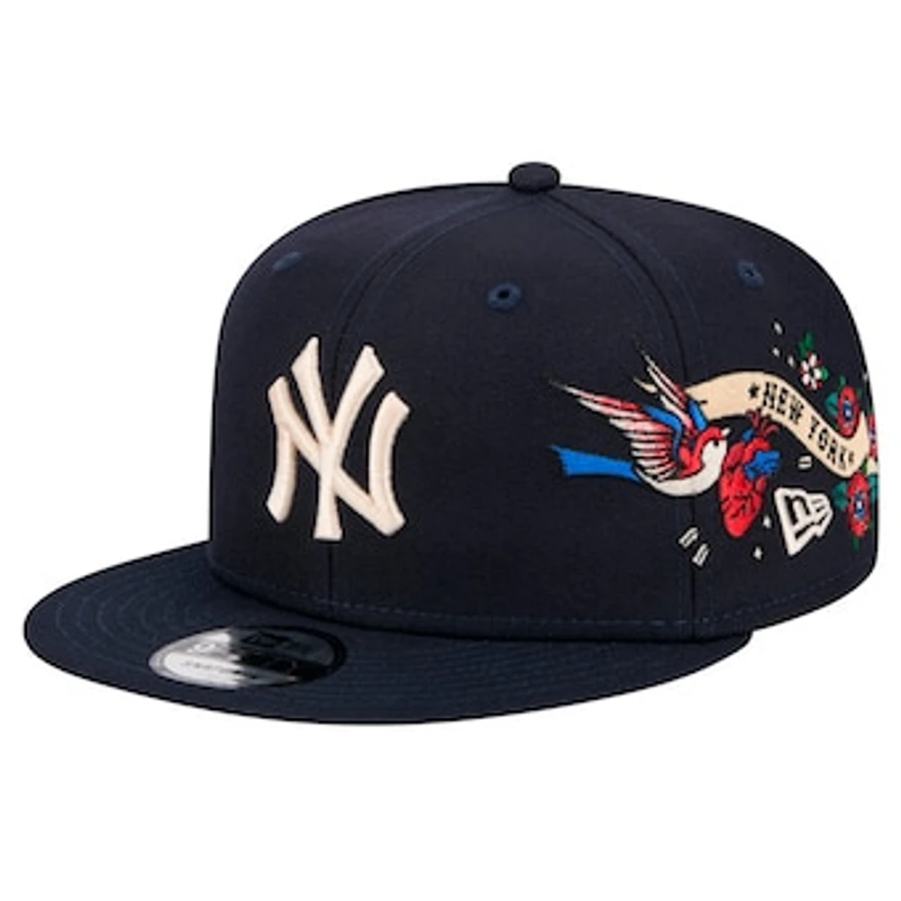 Men's New Era Navy New York Yankees City Art 9FIFTY Snapback Hat