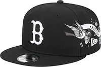 Men's New Era Black Boston Red Sox City Art 9FIFTY Snapback Hat