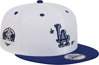 Men's New Era White Los Angeles Dodgers Official Doodles 9FIFTY Snapback Hat