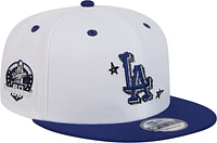 Men's New Era White Los Angeles Dodgers Official Doodles 9FIFTY Snapback Hat