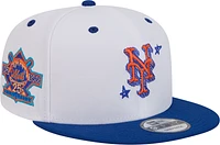 Men's New Era White New York Mets Official Doodles 9FIFTY Snapback Hat