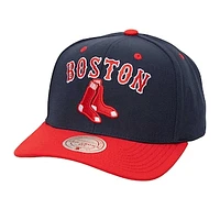 Men's Mitchell & Ness Navy Boston Red Sox  All In 2.0 Adjustable Hat