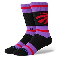 Unisex  Stance Toronto Raptors Prep Stripe Crew Sock