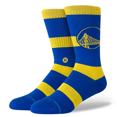 Unisex  Stance Golden State Warriors Prep Stripe Crew Sock